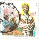 Stamps Brazil -  150 AÑOS DA APARICAO DE NUESTRA SEÑORA DA SALETTE