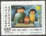 Stamps Argentina -  AÑO DEL NIÑO Y LA FAMILIA