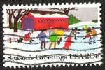 Stamps United States -  SEASONS GREEETINGS
