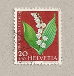 Stamps Switzerland -  Flor