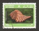 Sellos del Mundo : Asia : Omn : caracola de mar, cymatium boschi 