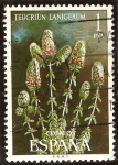 Stamps : Europe : Spain :  Flora. Teucrium lanigerum