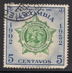 Stamps Colombia -  Academia Colombiana de Historia.
