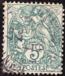 Stamps : Europe : France :  TYPE BLANC