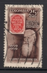 Sellos de America - Colombia -  Centenario de los sellos de correos de Colombia.