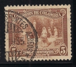 Stamps : America : Colombia :  Recolección de Café.