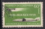 Sellos de America - Colombia -  AVIANCA. Compañia Aerea.