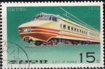 Stamps North Korea -  Corea Norte 1976 Scott 1528 Sello Tren Locomotora Electrica Matasello de favor Preobliterado Korea 