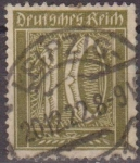 Stamps Germany -  Deutsches Reich 1922 Scott 138 Sello Serie Basica Numeros 10 Usado Alemania 