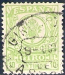 Stamps : Europe : Spain :  ESPAÑA 1920 Sello Correos Giro 10c Usado Espana Spain Espagne Spagna Spanje Spanien 