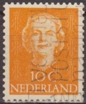 Stamps Netherlands -  Holanda 1949 Scott 308 Sello Reina Juliana 10c usado Netherland 