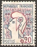 Sellos de Europa - Francia -  Marianne de Cocteau