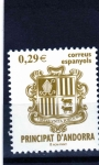 Stamps Andorra -  Escudo