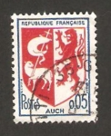 Stamps : Europe : France :  1468 - Escudo de armas de la ciudad de Auch