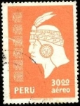 Stamps : America : Peru :  Atahualpa último emperador de los INCAS.