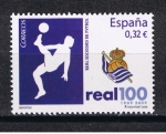 Sellos del Mundo : Europe : Spain : Edifil  4504  Centenario de la Real Sociedad de Futbol  1909 - 2009.   