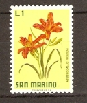 Stamps San Marino -  HEMEROCALLIS   HYBRIDA
