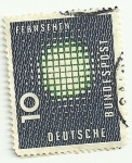 Stamps : Europe : Germany :  Fernsehen 10