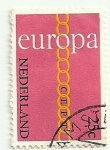 Stamps Netherlands -  Nederland europa 25c