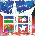 Stamps Chile -  DEMOCRACIA EN CHILE