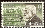 Stamps Spain -  Antonio Gaudí