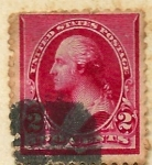 Stamps United States -  2C  DENTADO