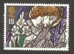 Stamps : Europe : United_Kingdom :  Navidad, vidriera