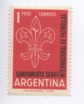 Sellos del Mundo : America : Argentina : Campamento Scout Internacional de Patrullas