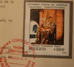 Stamps : America : Mexico :  Sellos con hoja de primer dia