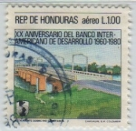 Stamps Honduras -  Banco Interamericano de Desarrollo 