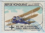 Stamps : America : Honduras :  Fuerza Aérea Hondureña