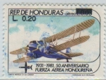 Stamps : America : Honduras :  Fuerza Aérea Hondureña