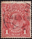 Stamps : Oceania : Australia :  Jorge V