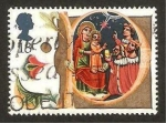 Stamps United Kingdom -  1574 - Navidad
