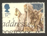 Stamps United Kingdom -  1164 - Navidad, la llegada a belén 