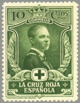 Sellos de Europa - Espaa -  ESPAÑA 1926 328 Sello Nuevo Pro Cruz Roja Española 10c Verde Principe de Asturias 