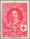 Stamps Europe - Spain -  ESPAÑA 1926 331 Sello Nuevo Pro Cruz Roja Española 25c Carmin Alfonso XIII 