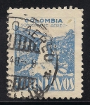 Stamps Colombia -  Cascada de Tequendama