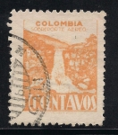 Stamps Colombia -  Cascada de Tequendama