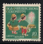 Stamps : America : Colombia :  Liga Antituberculosa.