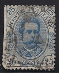 Stamps Italy -  Humberto I de Italia.