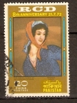 Stamps Pakistan -  MUJER   PERSA