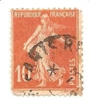 Stamps : Europe : France :  correo terrestre