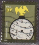 Sellos de America - Estados Unidos -  USA 2003 Scott 3751 Sello Reloj Americano usado Estados Unidos Etats Unis 