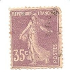 Stamps France -  correo terrestre