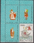Stamps Vatican City -  VATICANO 1987 805 Sellos Nuevos San Nicolas de Bari Obispo MNH Milagroso Rescate del Barco 