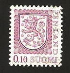 Stamps Finland -  escudo nacional