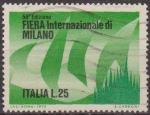 Stamps Italy -  Italia 1972 Scott 1062 Sello º Feria de Milan 25L 