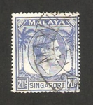 Stamps Asia - Singapore -  george VI