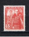 Stamps Spain -  Edifil  1028  General Franco y Castillo de la Mota.   